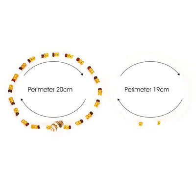 Bohemian pearl bracelet "Sunset Soirée" – Elegant & natural