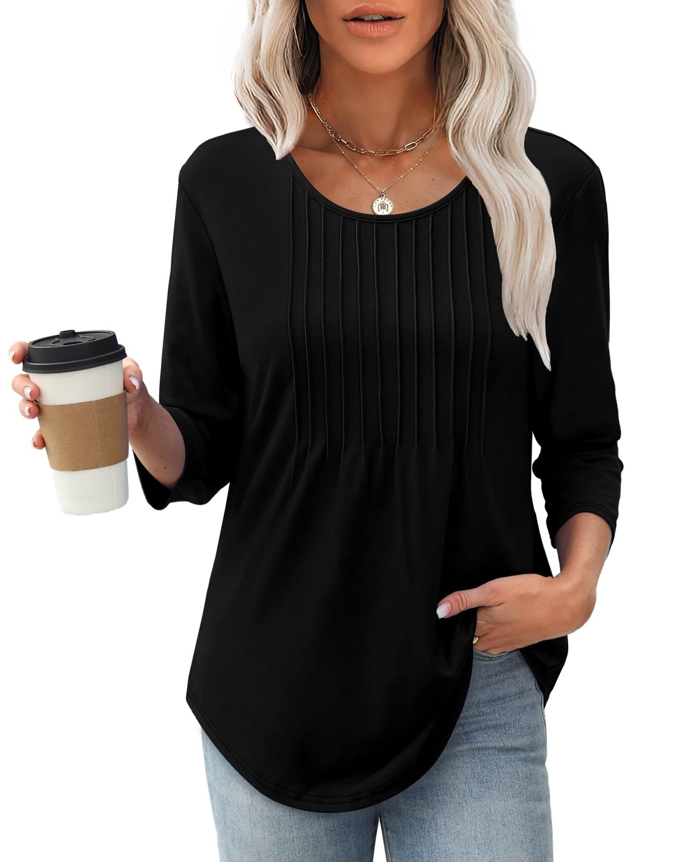 Trixie | Chic Sleeve Tunic Top