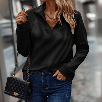 Jenica | Chic Half-Zip Pullover