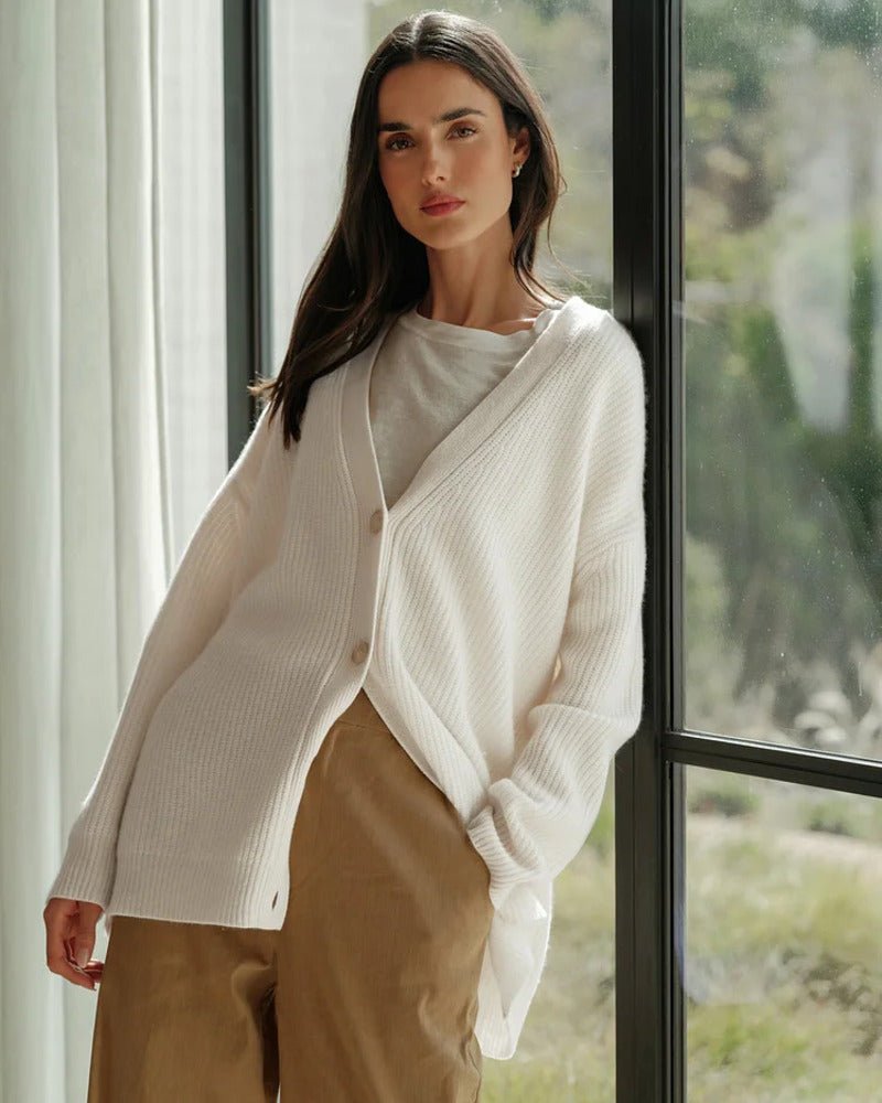 Rina | Breezy Buttoned Cardigan
