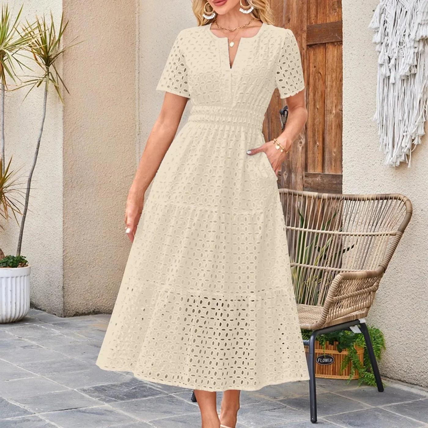 Lorraine | Elegant Lace Dress